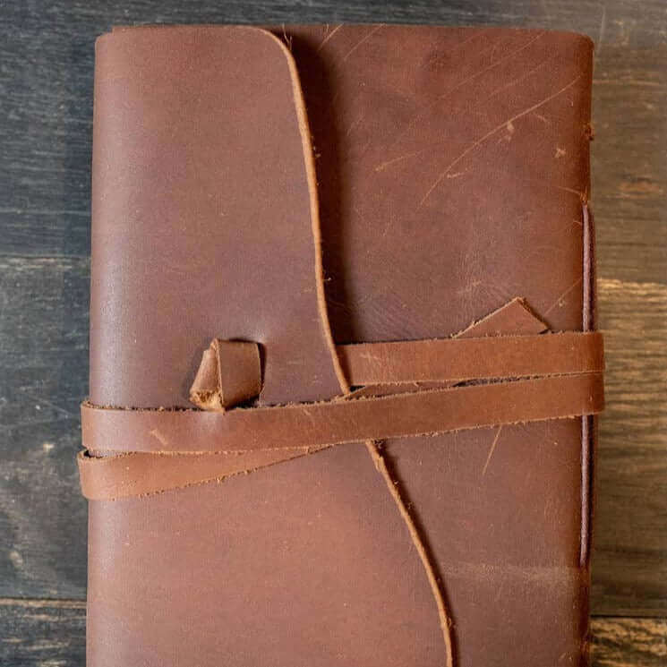 Traveler's Journal close up on surface
