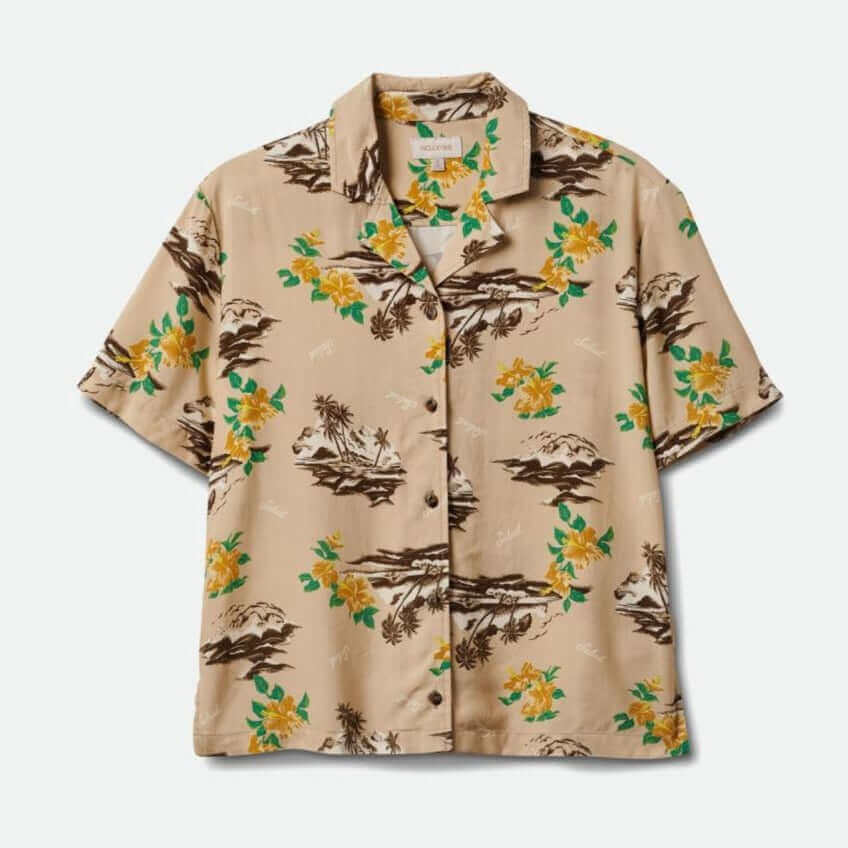 Brixton Bunker Paradise S/S Woven Safari Front
