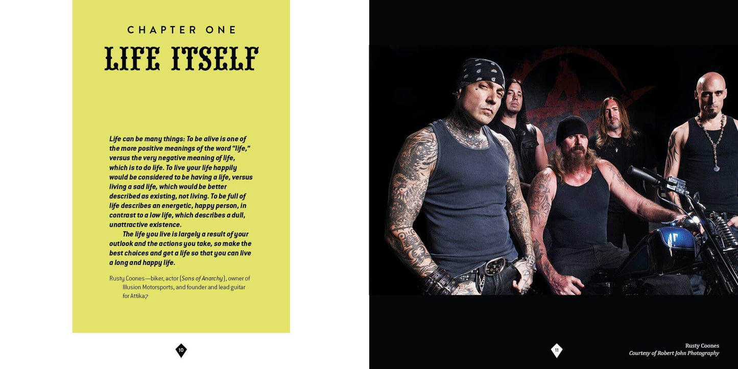The Meaning of Life According to Bikers: The Biker Book for Charity
