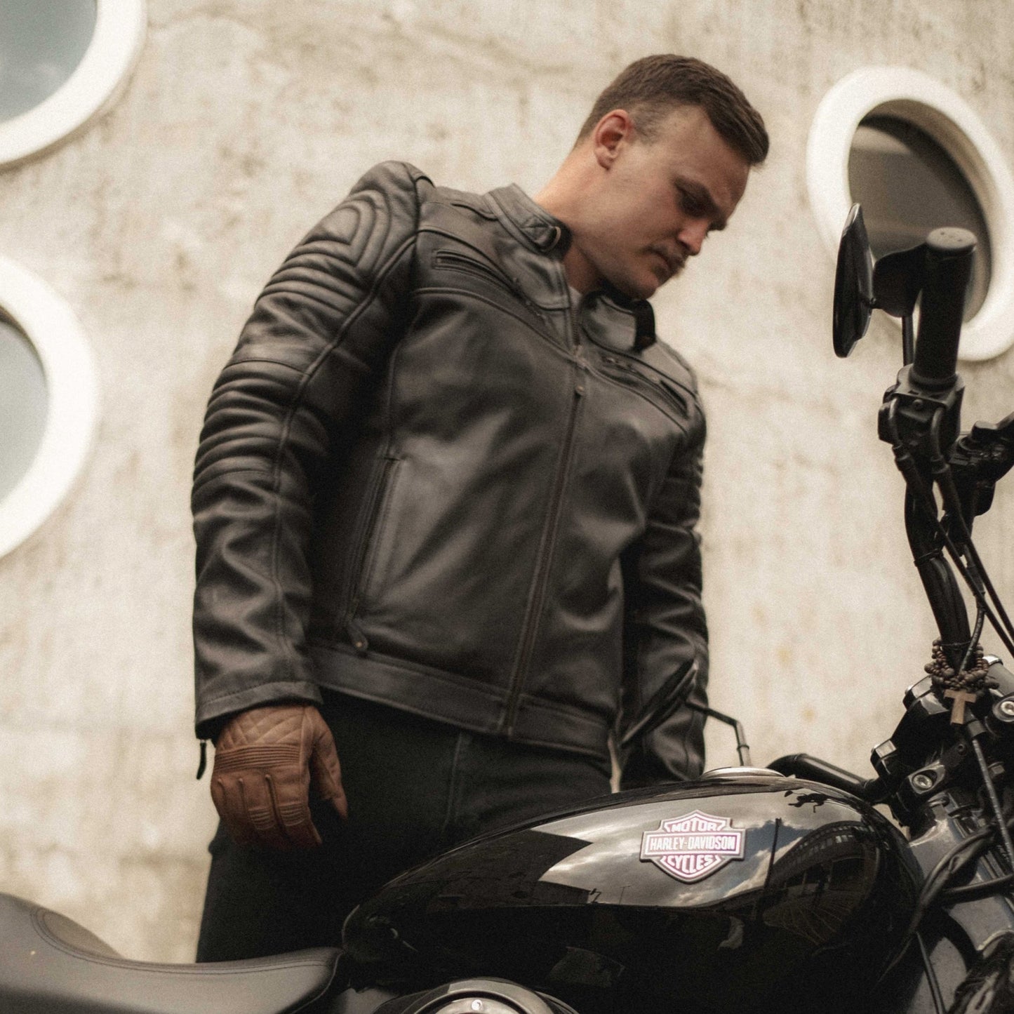 Wakefield Leather Motorcycle Jacket