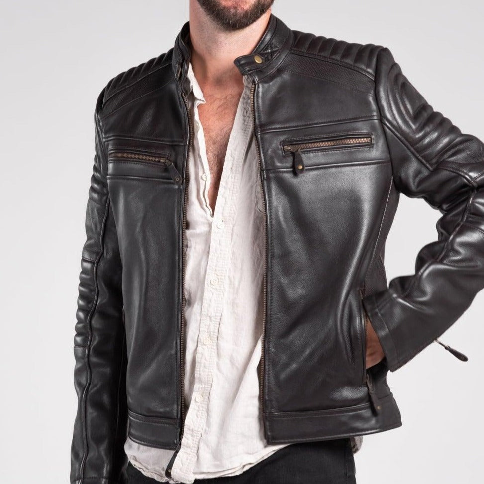 Wakefield Leather Motorcycle Jacket