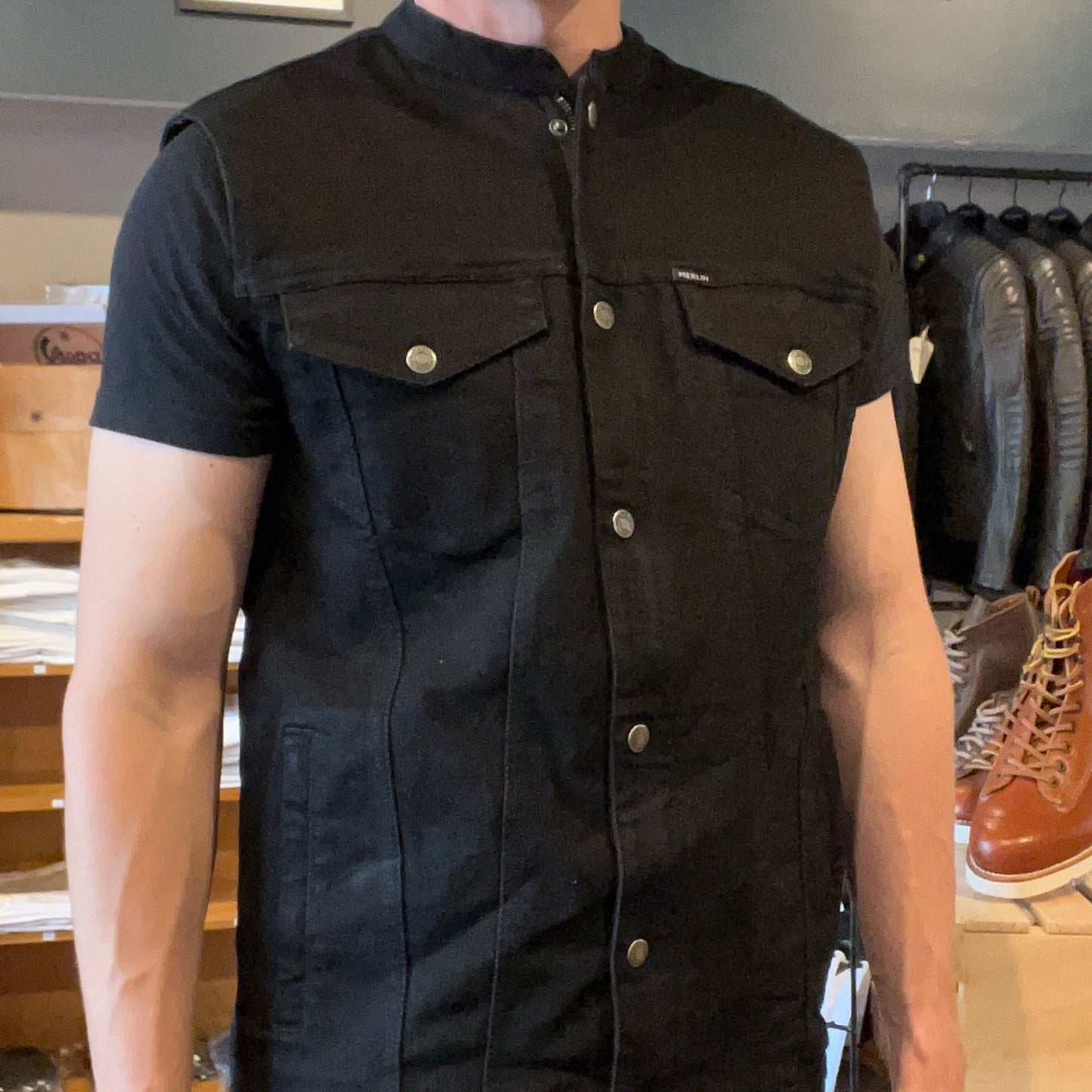 Club D3O Ghost Denim Vest