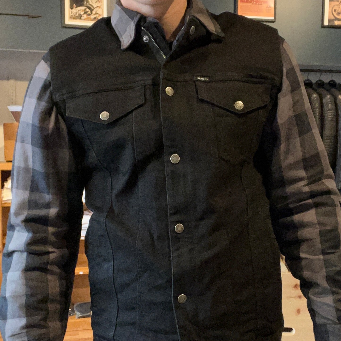 Club D3O Ghost Denim Vest