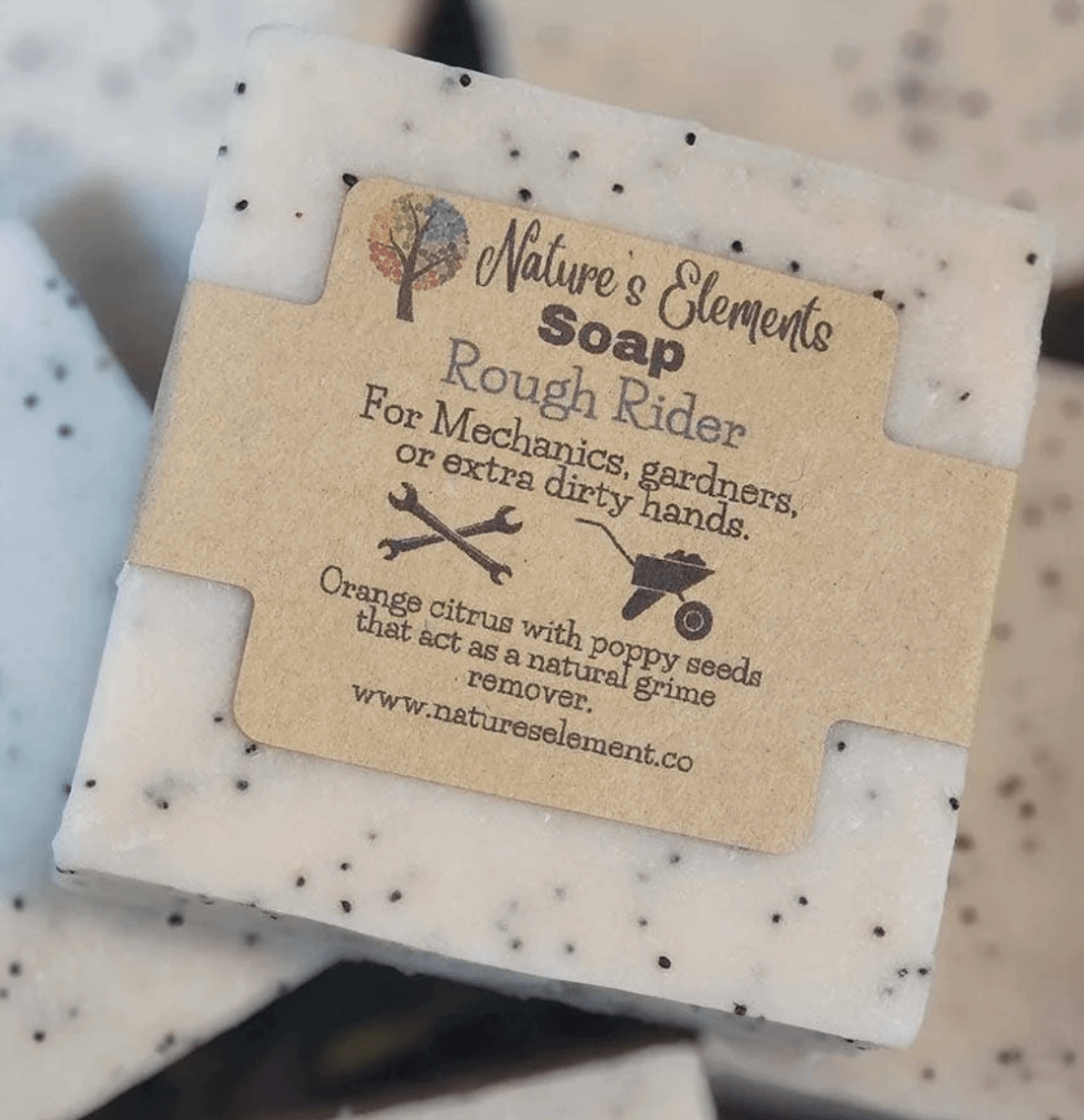 Rough Rider Soap on display in retail store