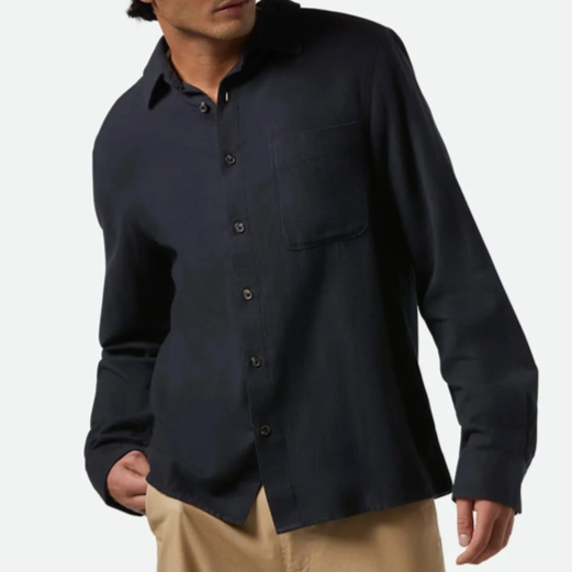 Hasting Kapok Flannel - Heather Black