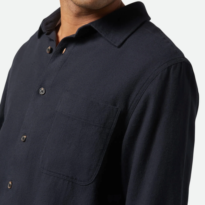 Hasting Kapok Flannel - Heather Black