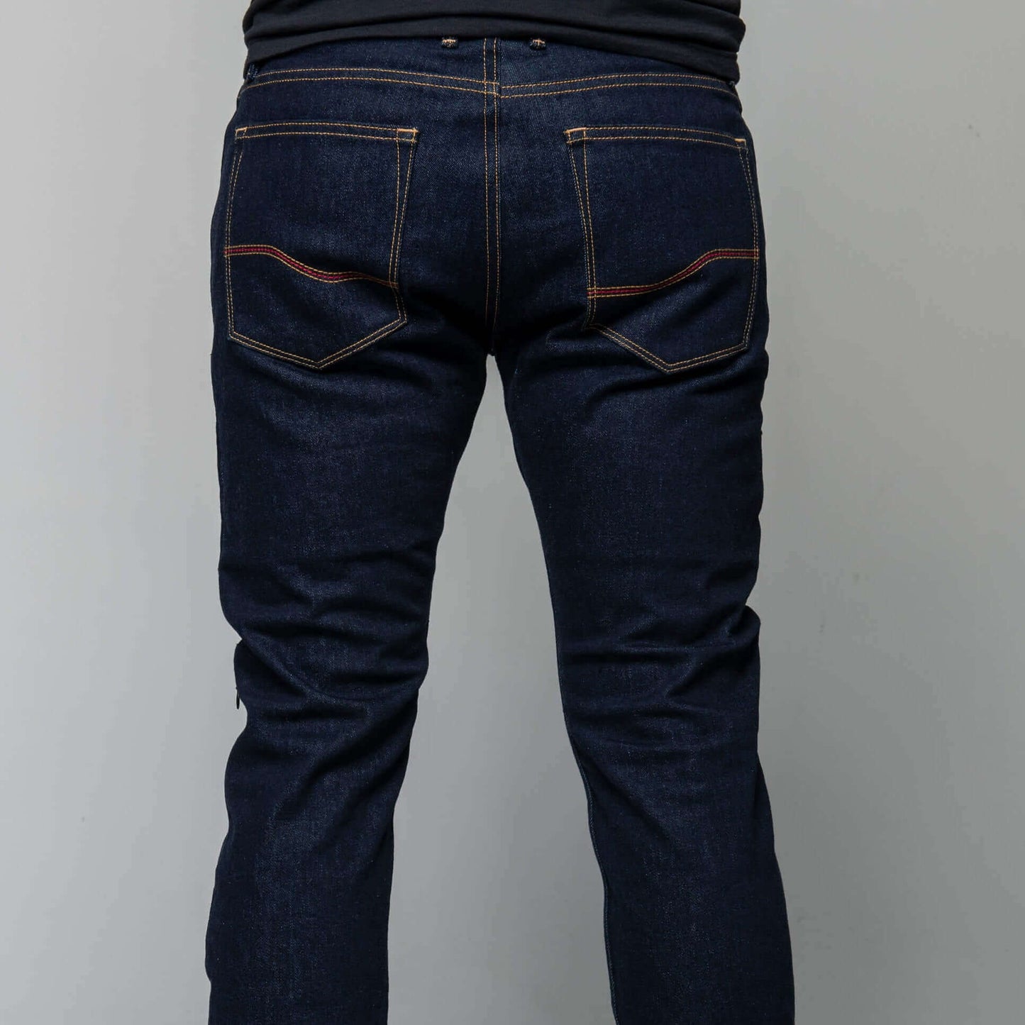 Tobacco Motorwear Ironsides Indigo Armored Jeans front