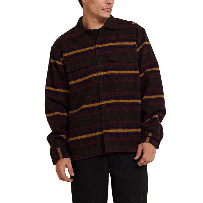 Moto Stripe Shirt - Multi Stripe