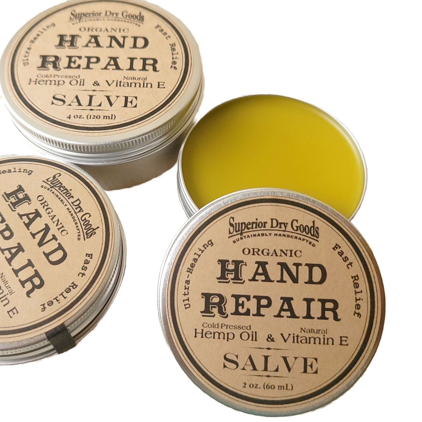 Hand Repair Salve | Hemp & Clary Sage | Organic