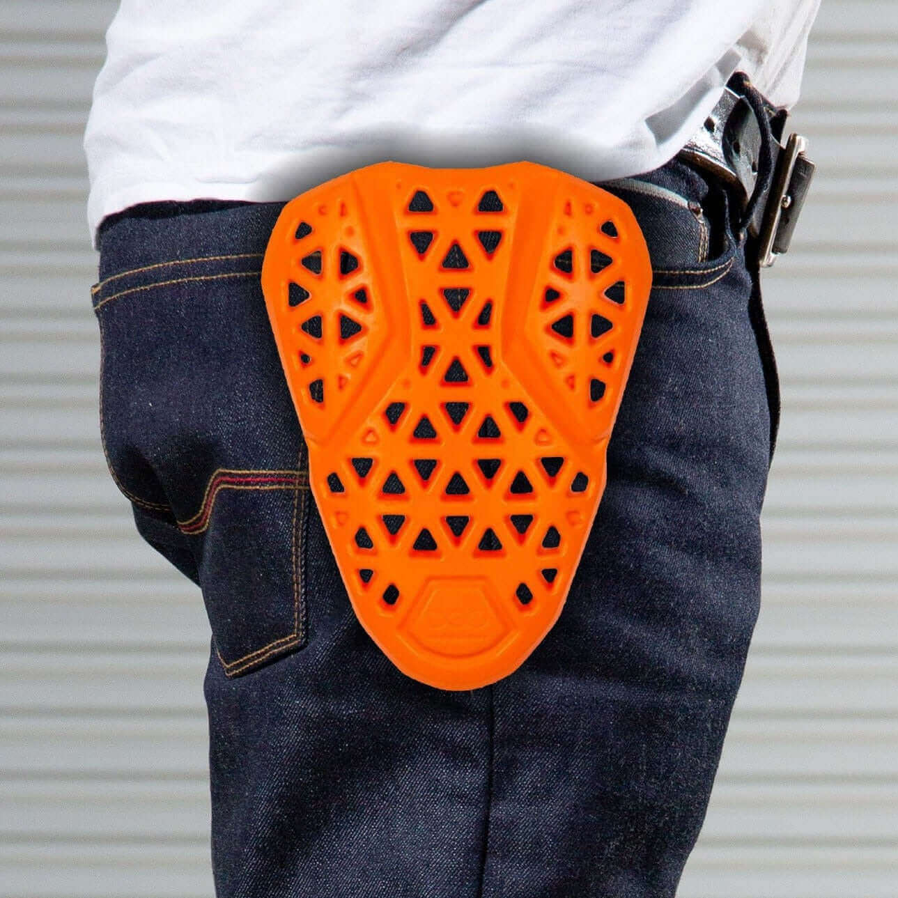 D3O® LP1 Hip Impact Protectors Profile on Male Model