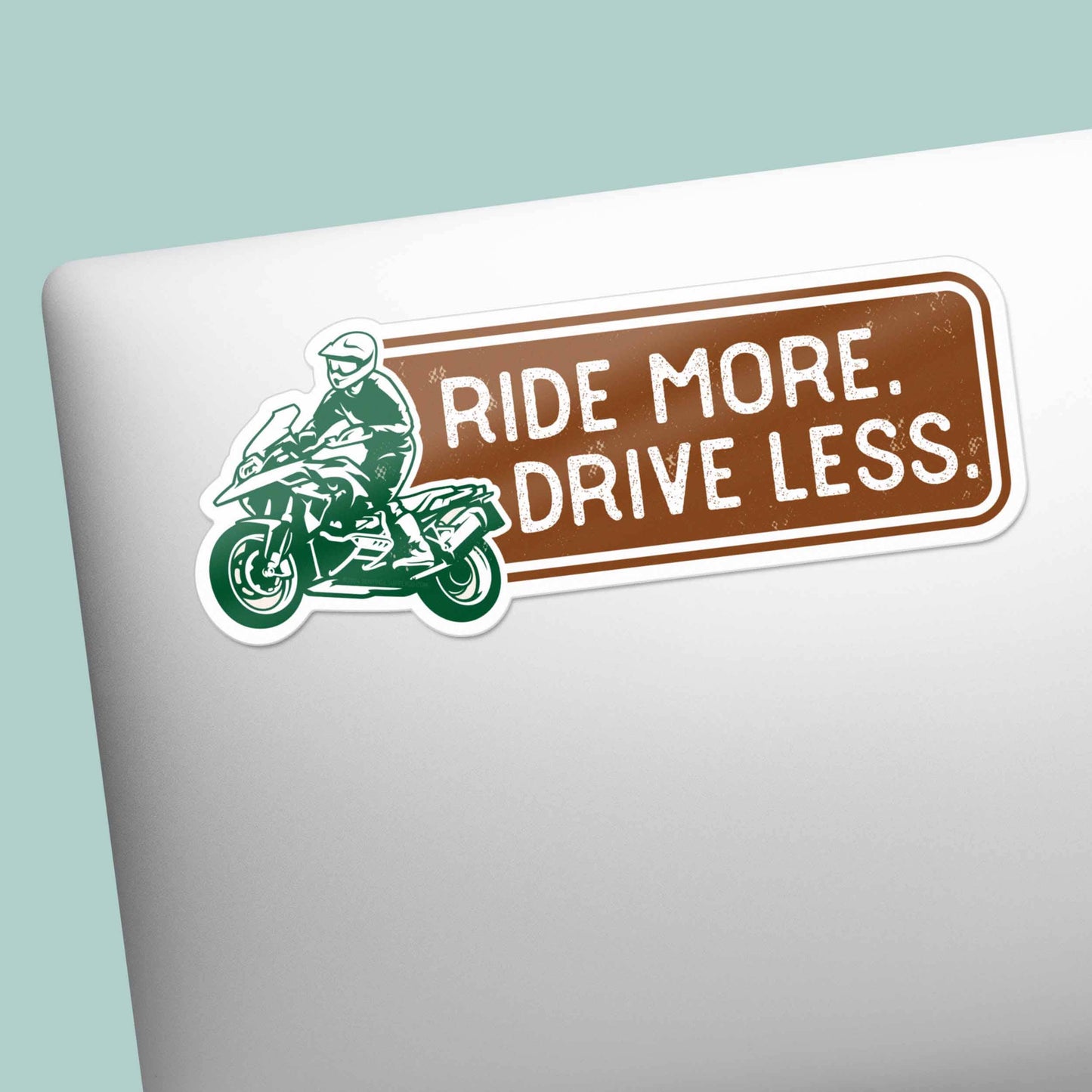 Ride More, Drive Less ADV Motorcycle Sticker