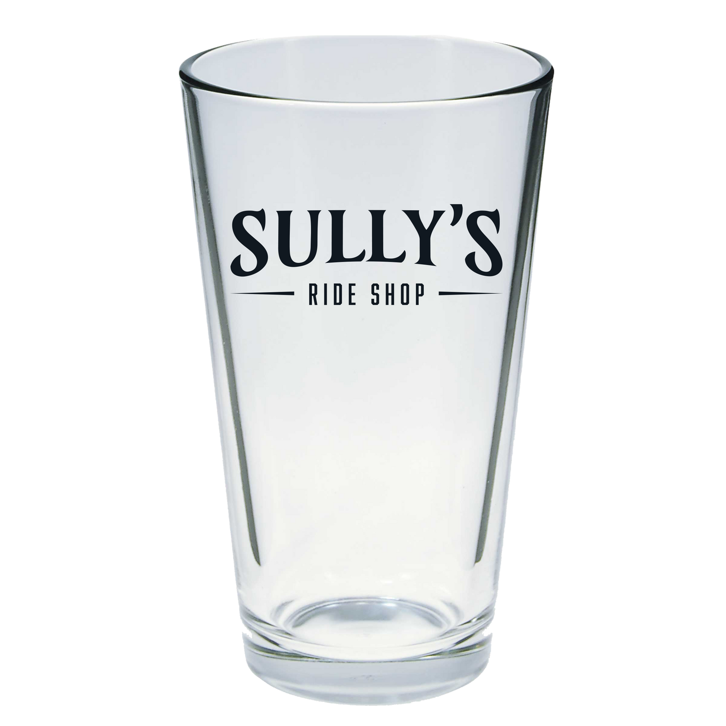 Sully's Ride Shop 16 oz. Pint glass