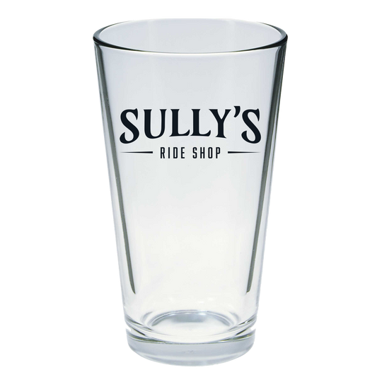 Sully's Ride Shop 16 oz. Pint glass