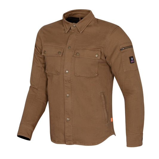 Brody Single Layer D3O Riding Shirt - Camel