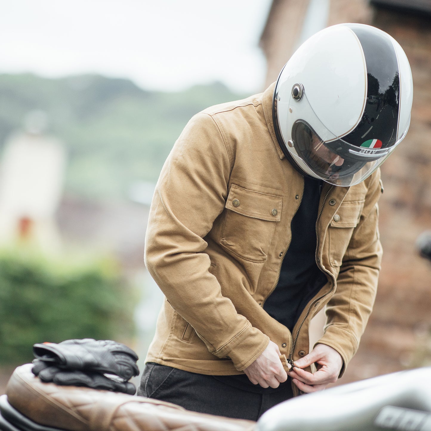 Brody Single Layer D3O Riding Shirt - Camel