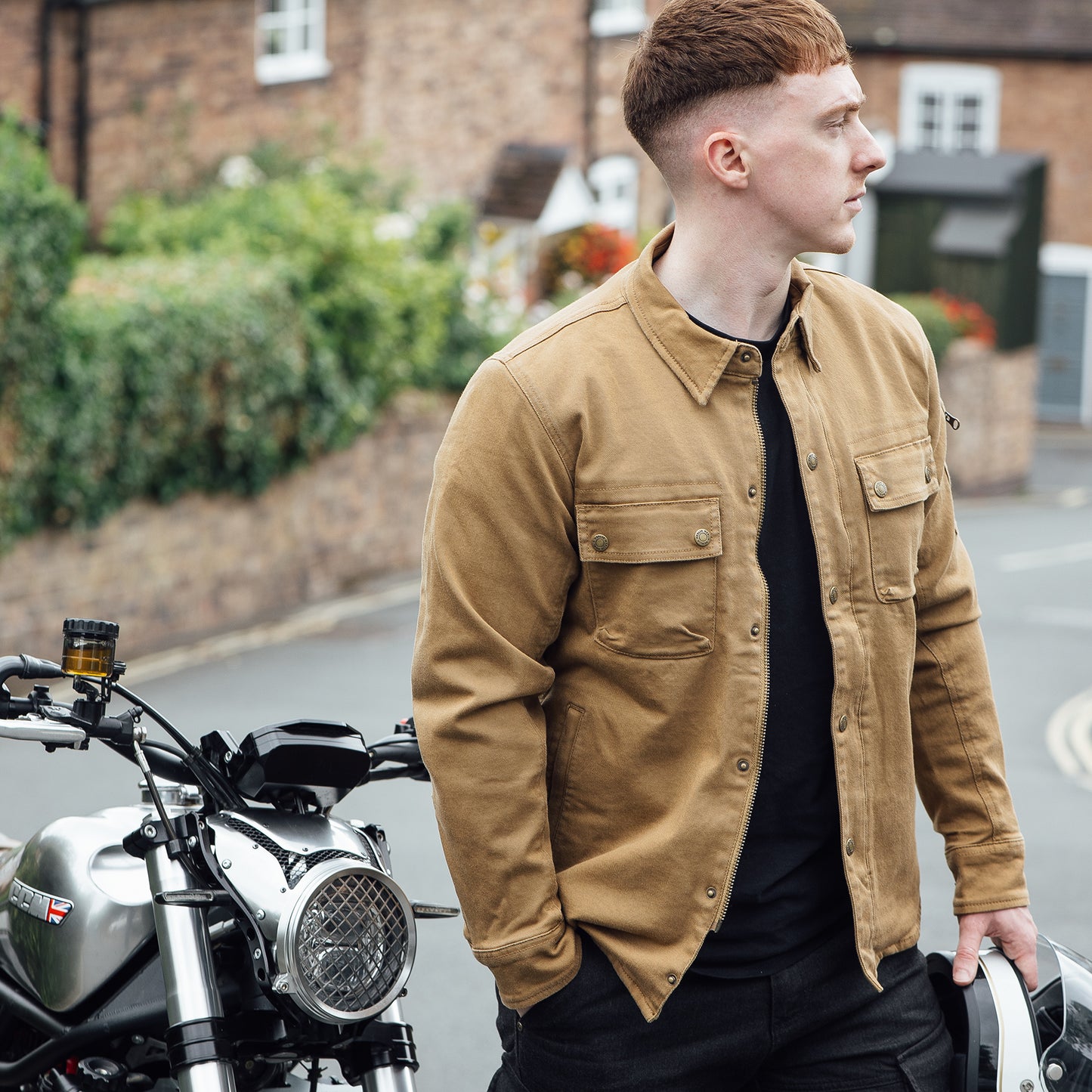 Brody Single Layer D3O Riding Shirt - Camel