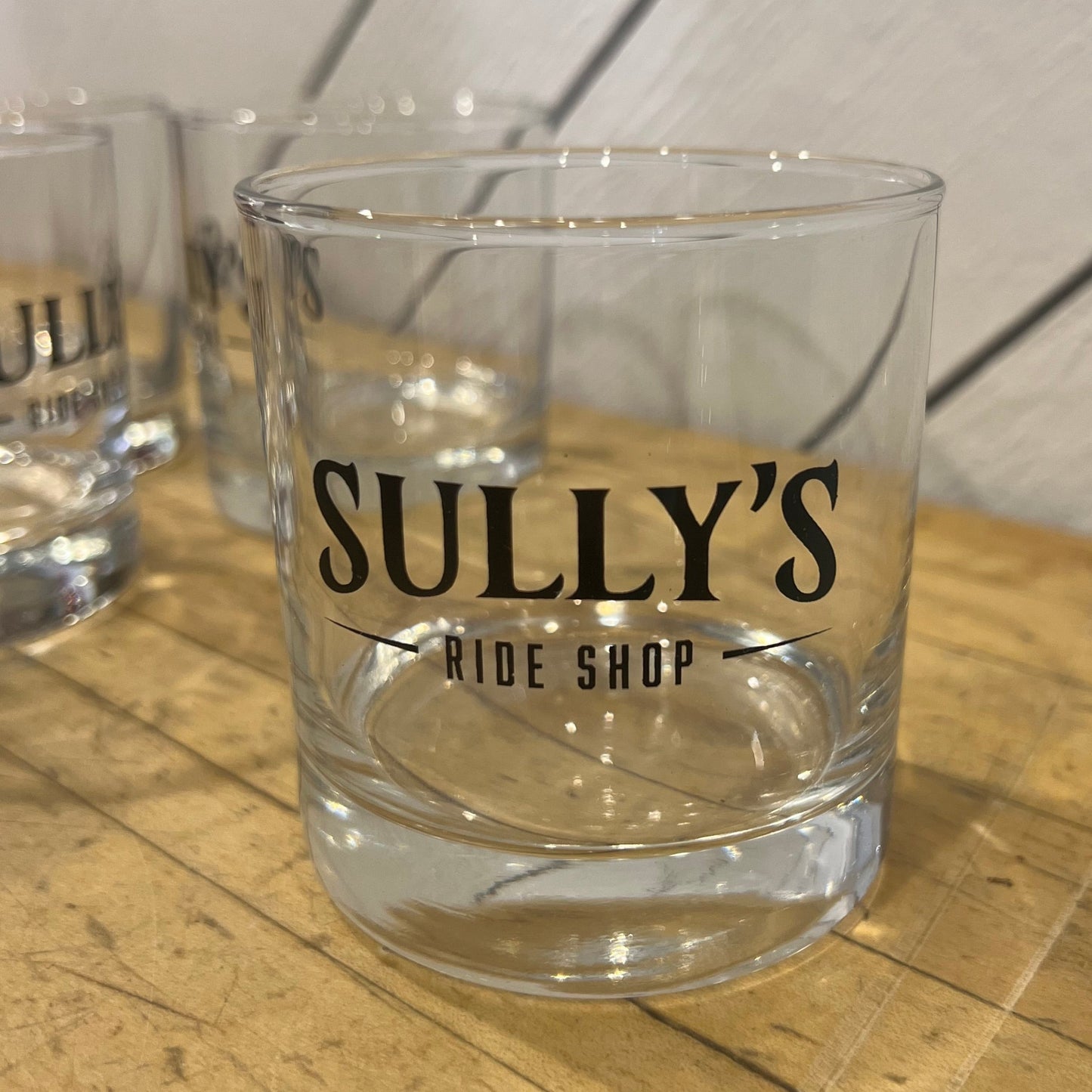 Sully's Ride Shop 11 oz. Whiskey glass