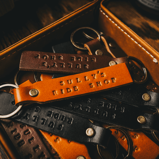 Sully's Leather Key Chain