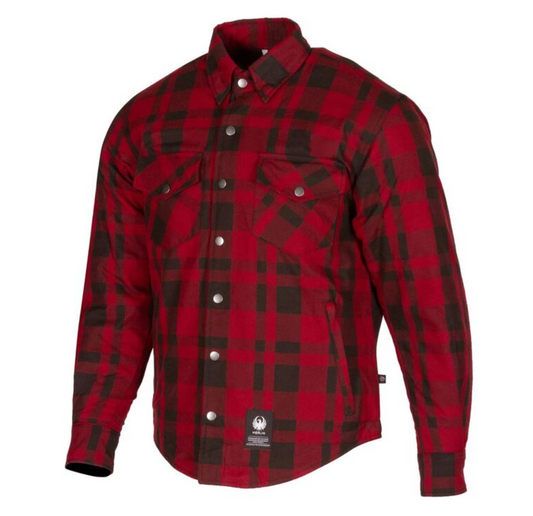 Axe Hydro Waterproof Riding Shirt - Red Plaid