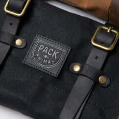 Pack Animal Tool Roll Blackout leather patch