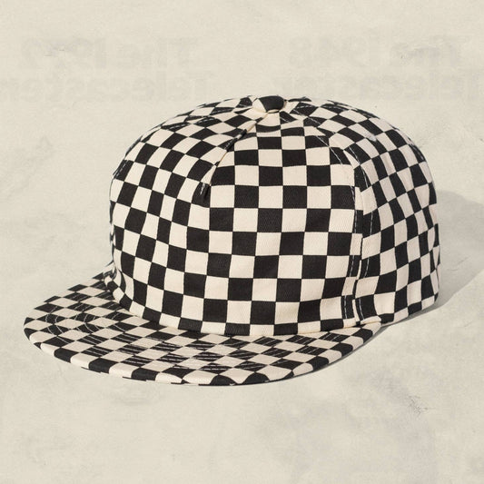Checkerboard Field Trip Hat: Black