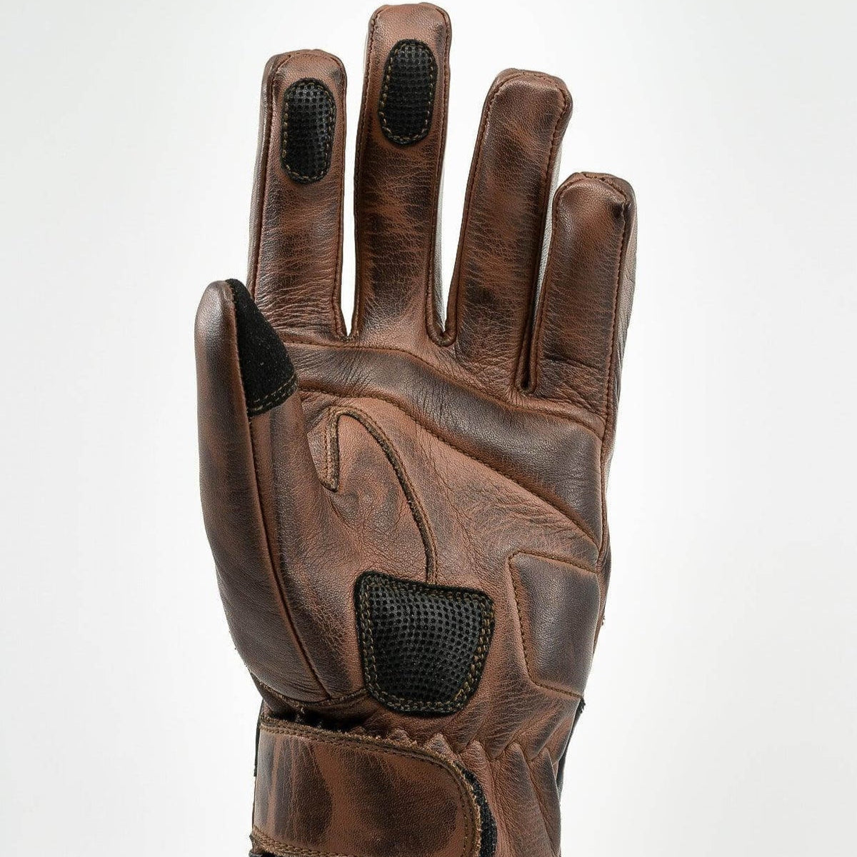 Boston Motorcycle Gloves - Brown