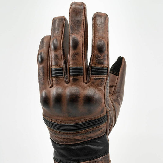 Boston Motorcycle Gloves - Brown