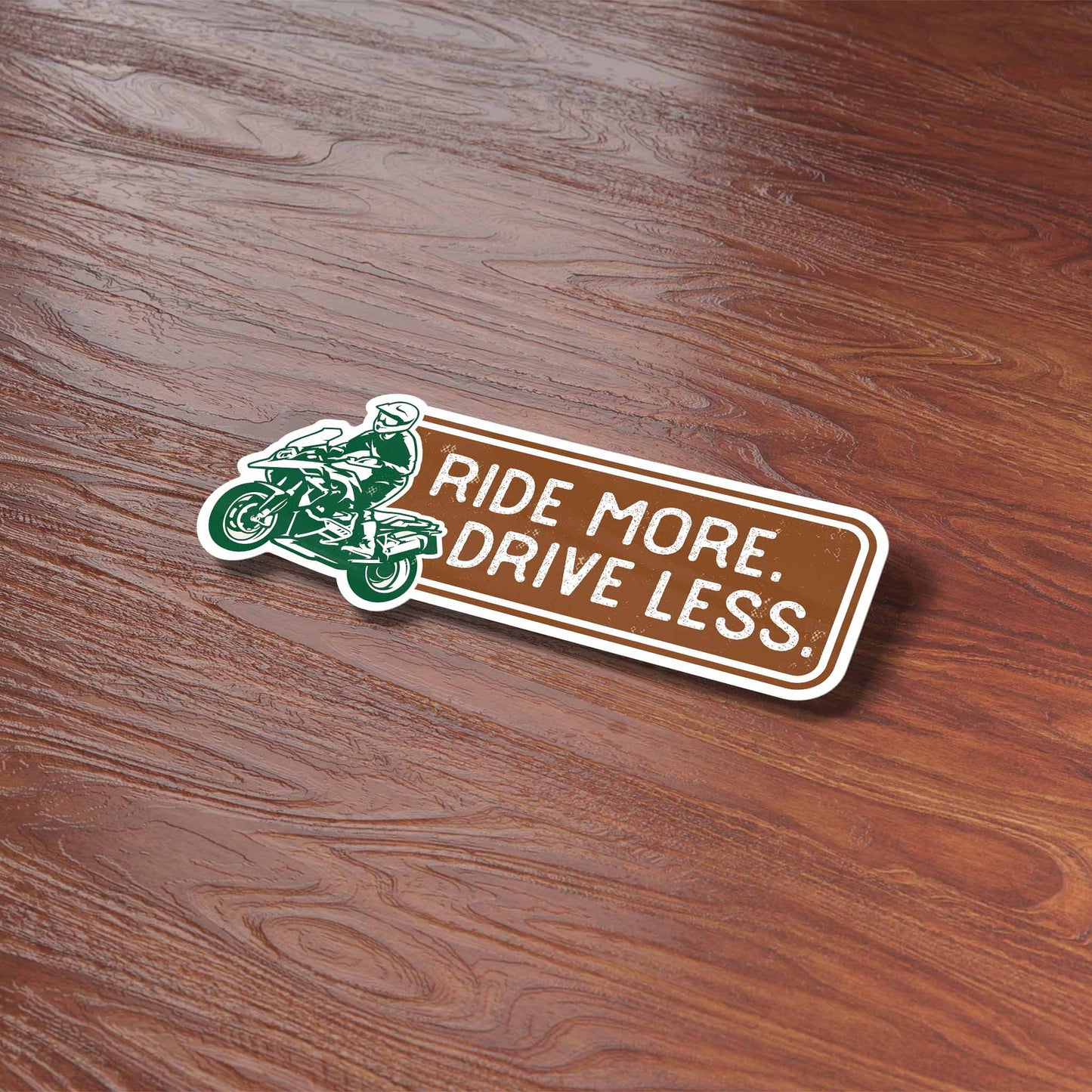 Ride More, Drive Less ADV Motorcycle Sticker