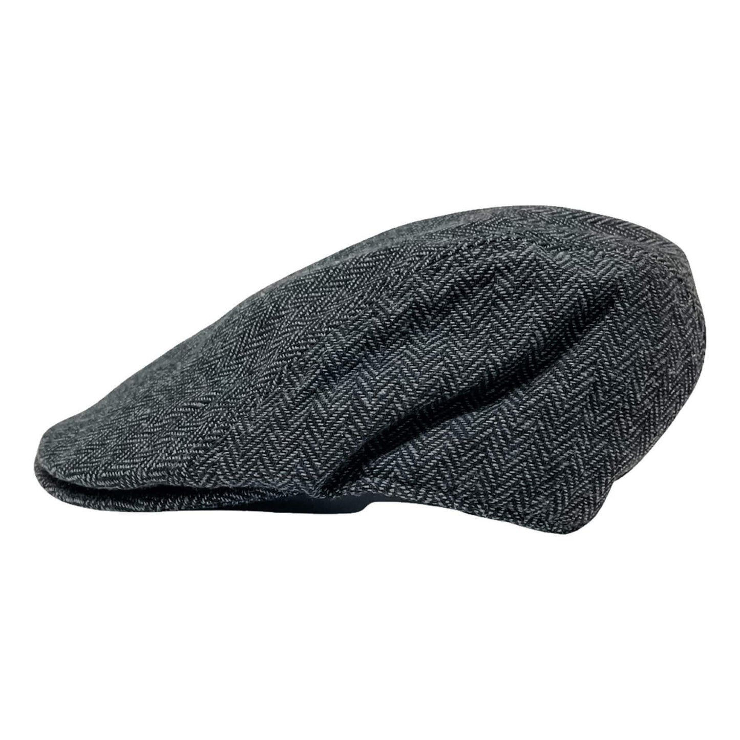 Mikey - Newsboy Flat Cap: Charcoal