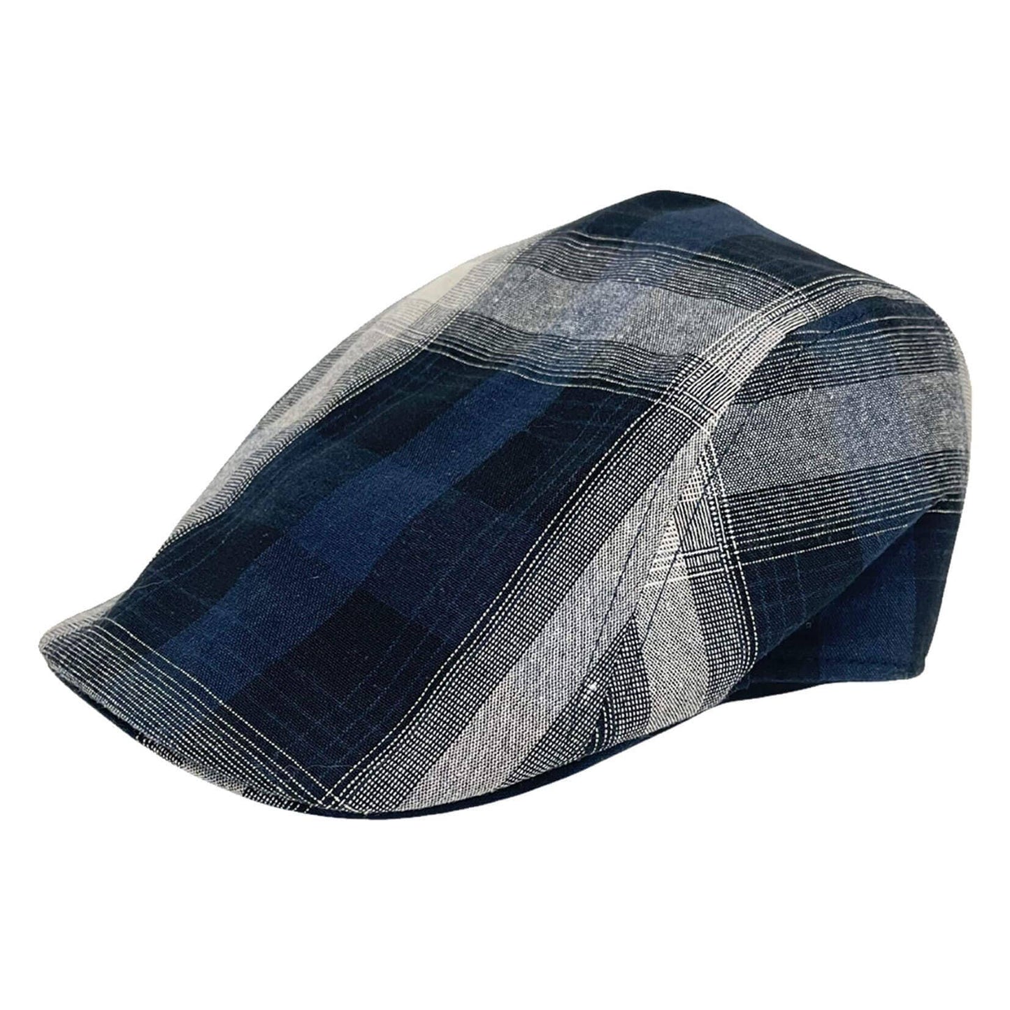 Mikey - Newsboy Flat Cap: Navy / L/XL