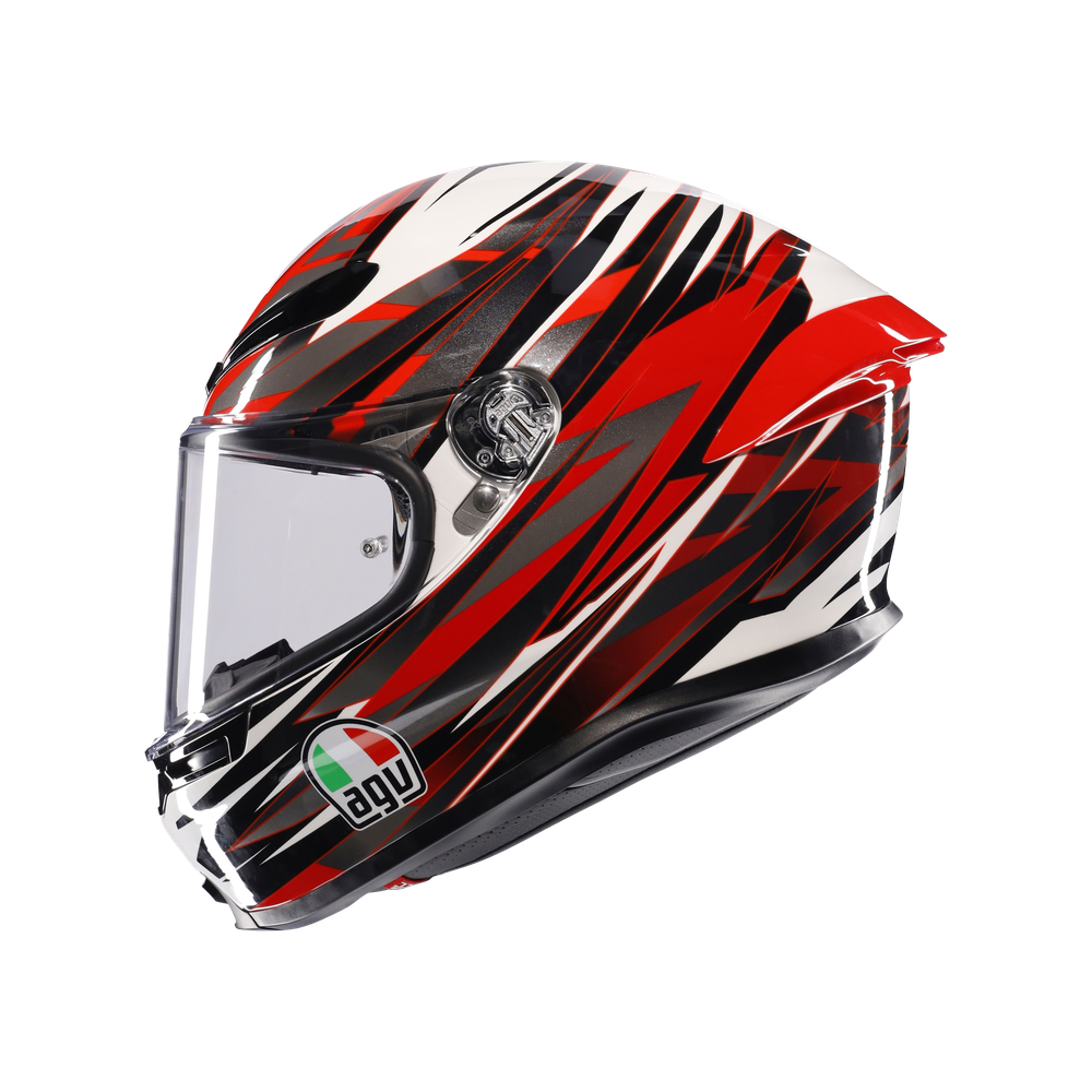 AGV K6 S DOT(E2206) - REEVAL WHITE/RED/GREY