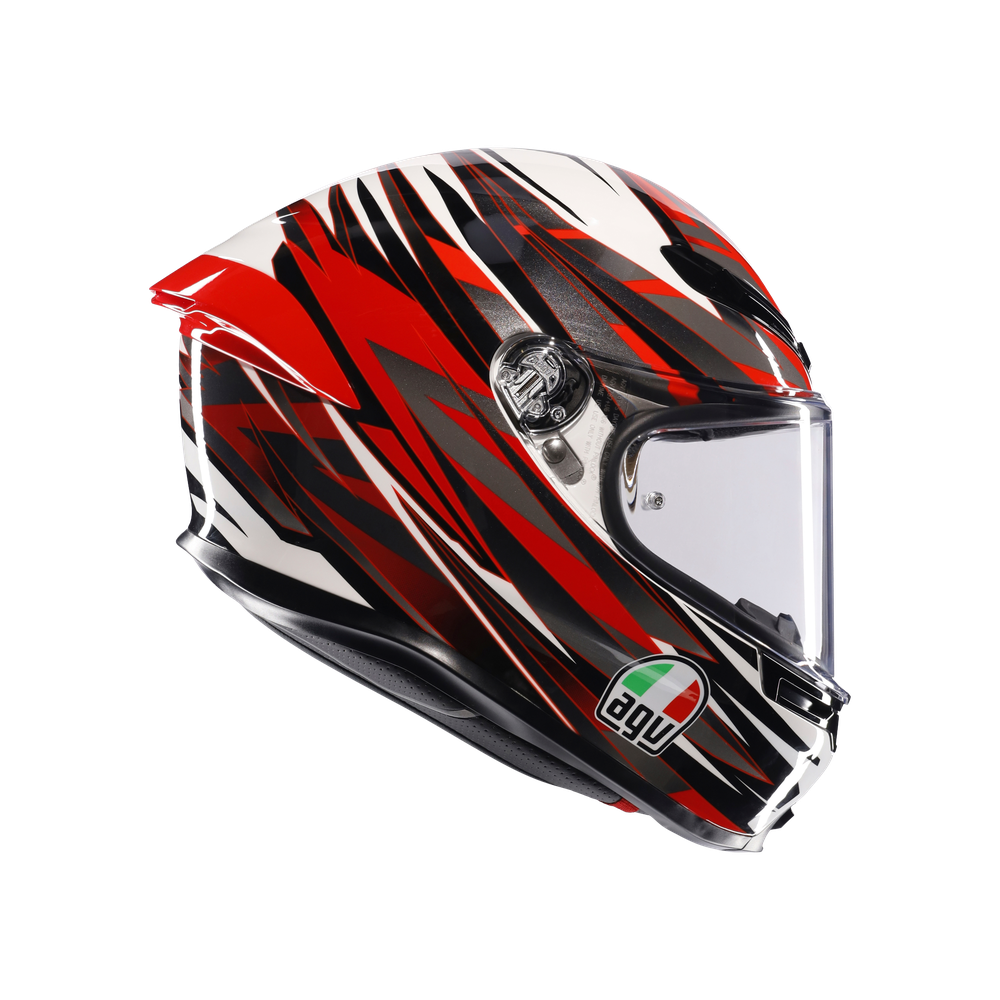 AGV K6 S DOT(E2206) - REEVAL WHITE/RED/GREY