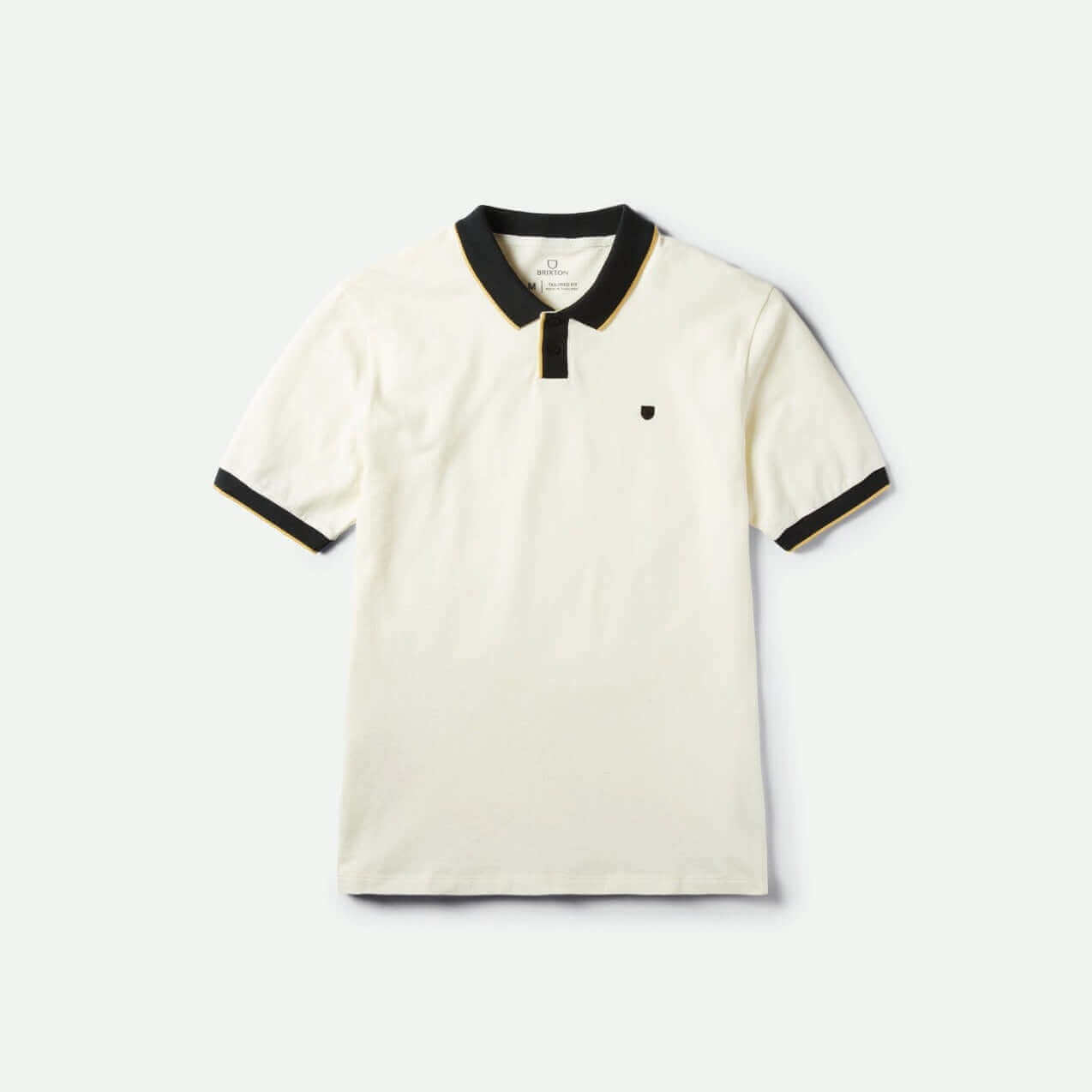 Brixton Proper S/S Polo Knit White front