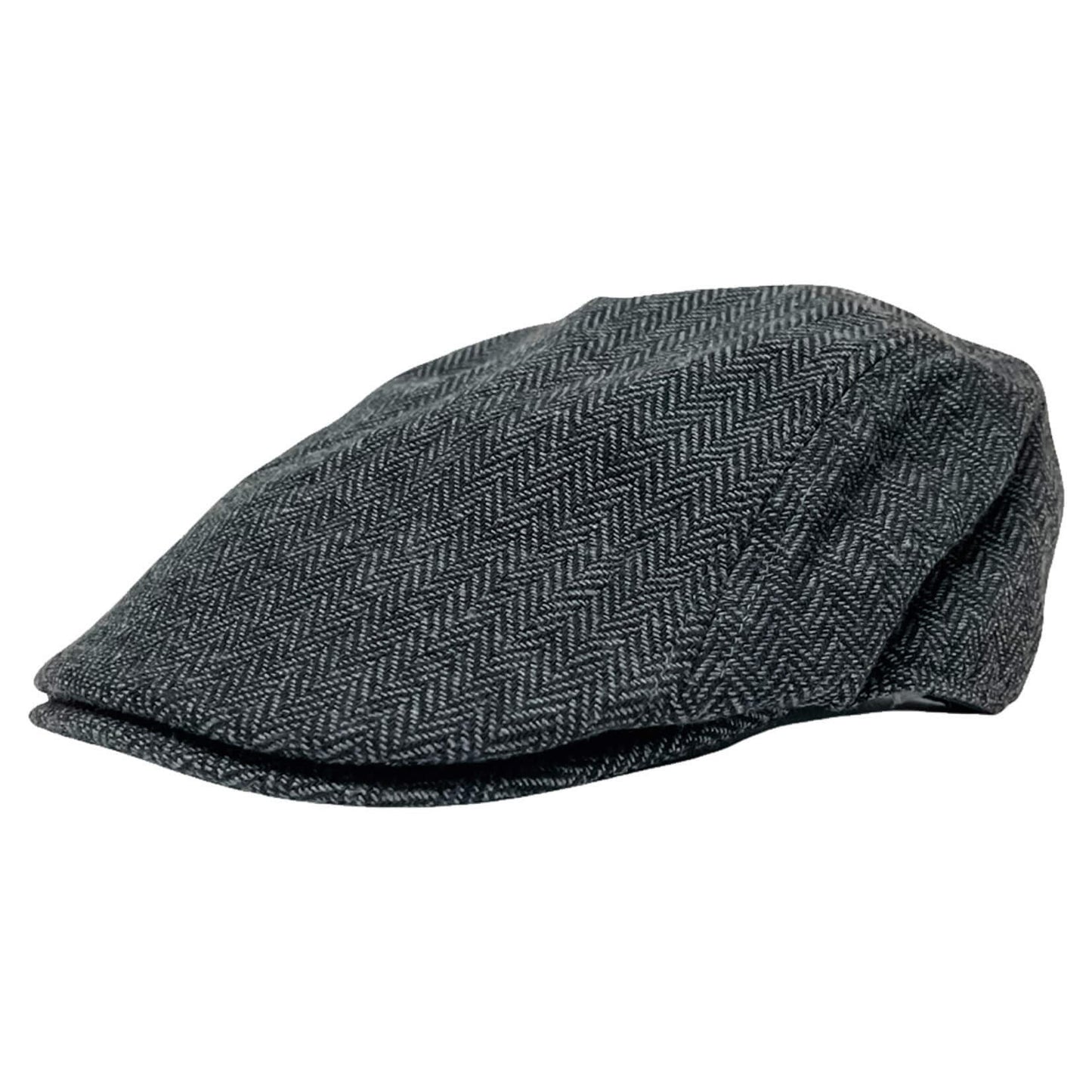 Mikey - Newsboy Flat Cap: Charcoal