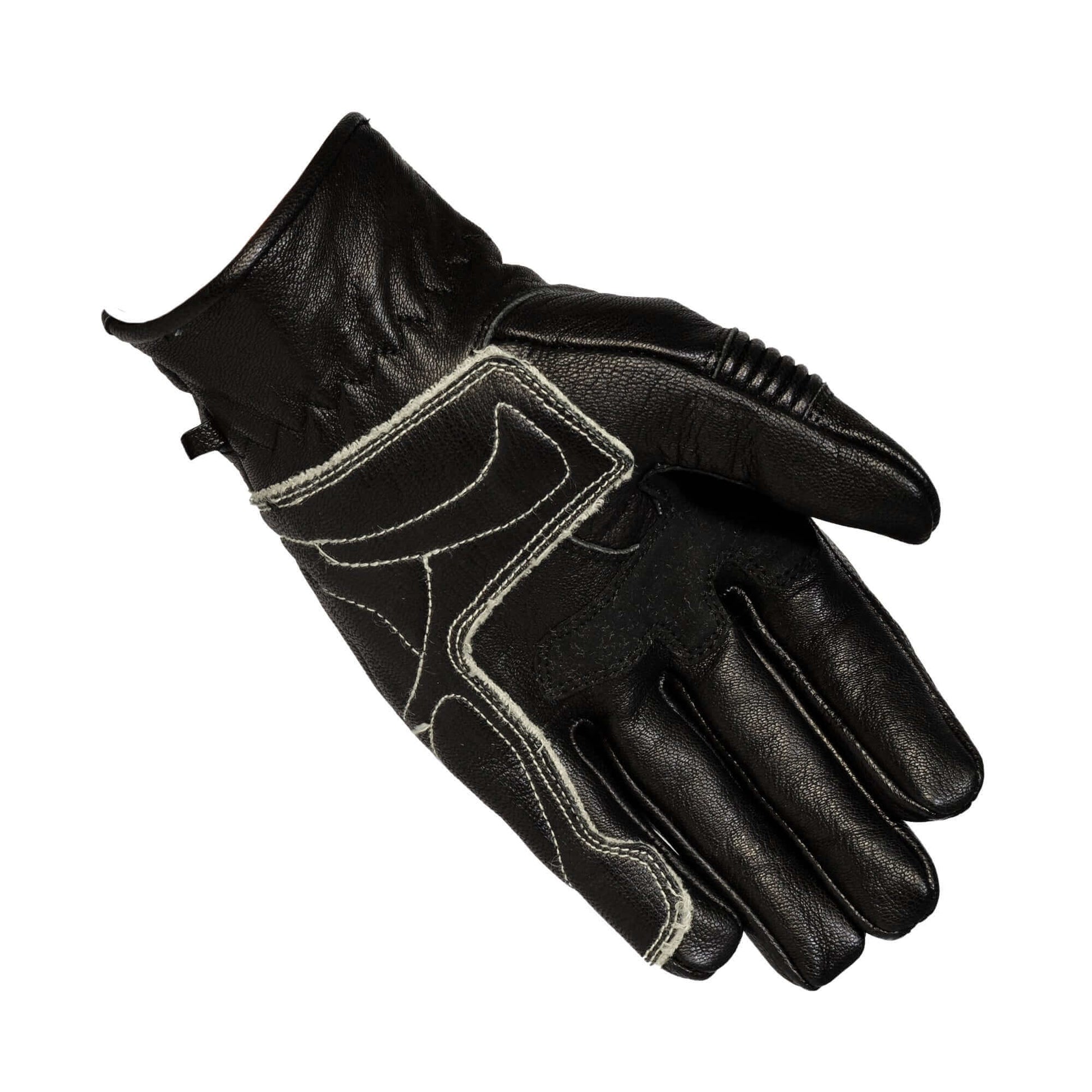 Torc Fullerton Black Motorcycle Gloves palm